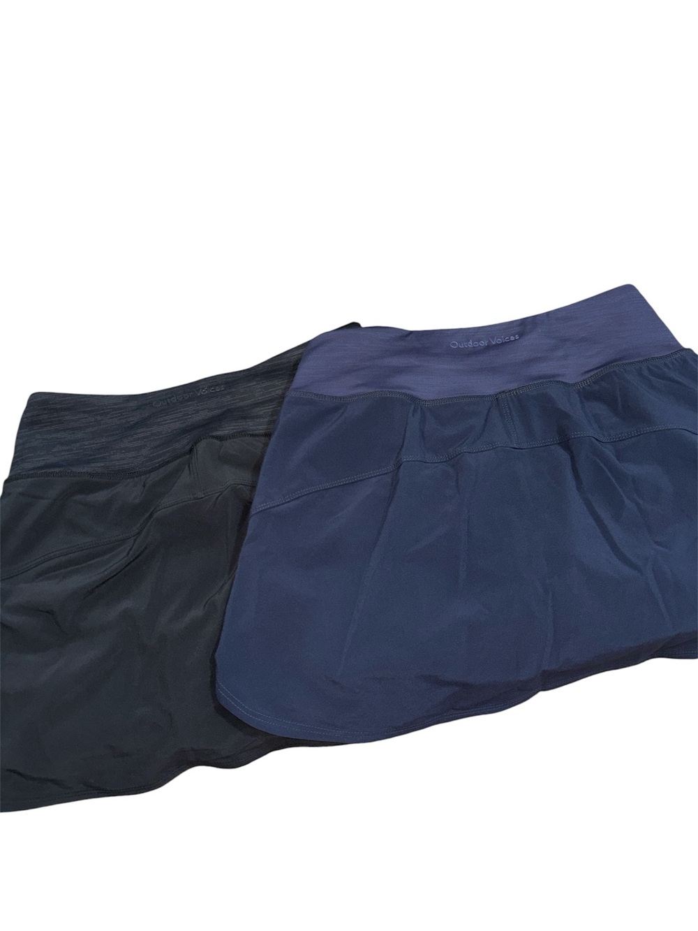 Outdoor Voices Navy and Black Athletic Skirts Duo